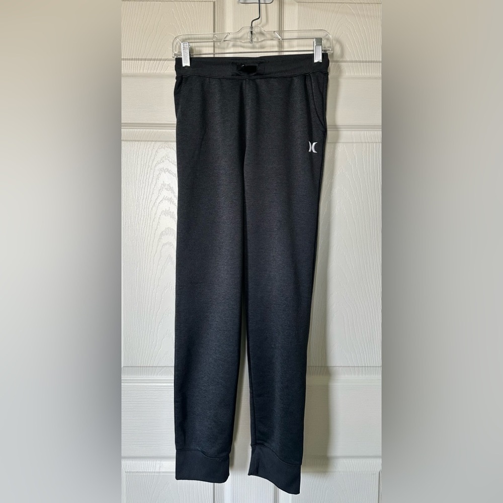 Hurley Boys Dark Gray Sweat Pants Size L NC0134